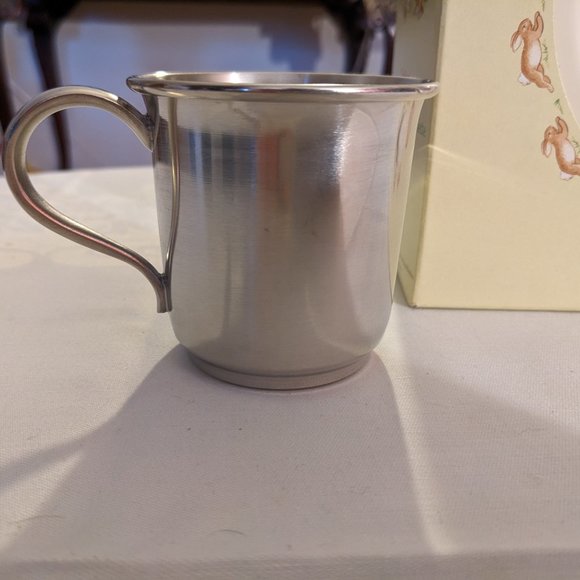 New Woodbury Pewter Satin finish Cup That Is Safe For Baby 5oz. Lead Free - Picture 2 of 6